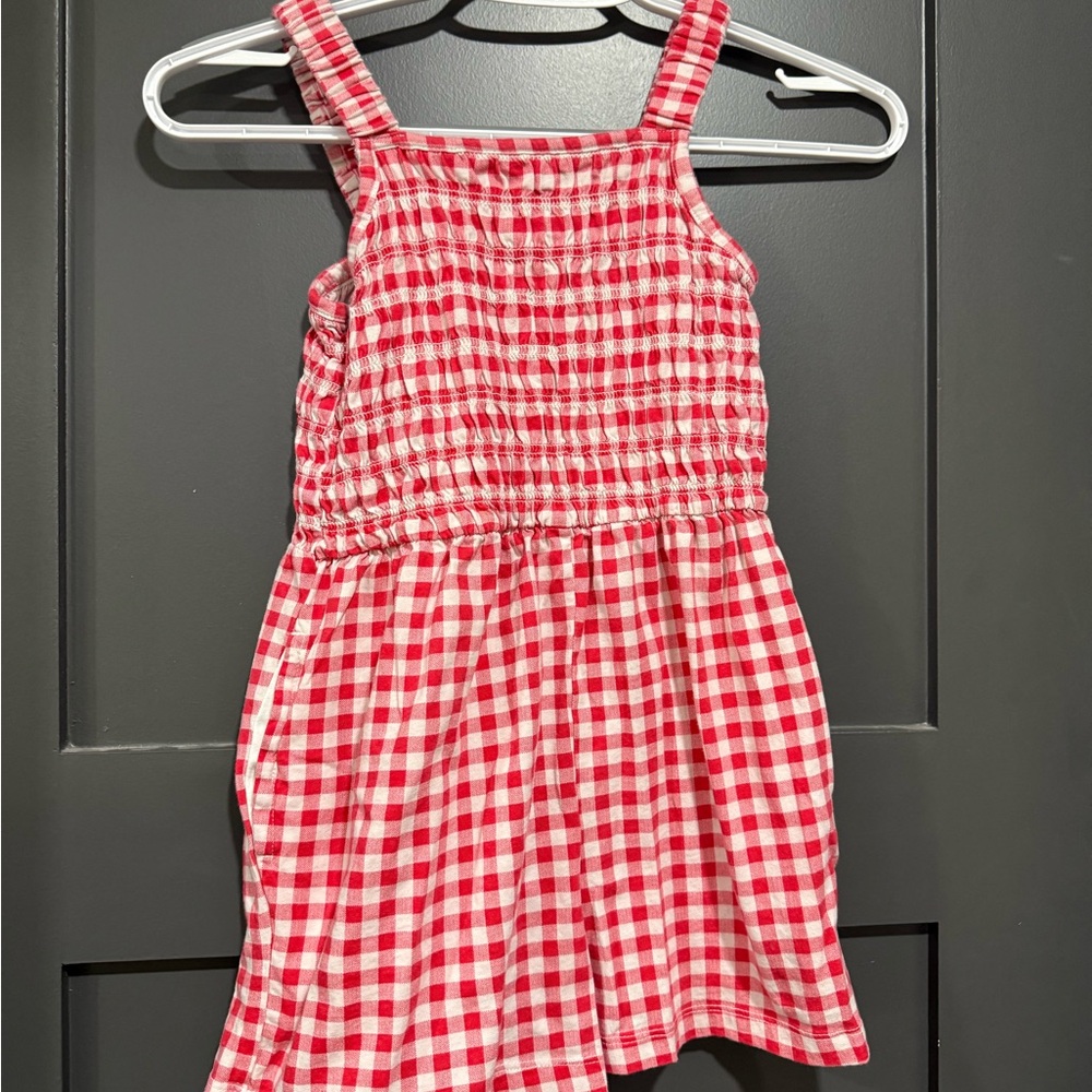 Red Gingham Old Navy Romper